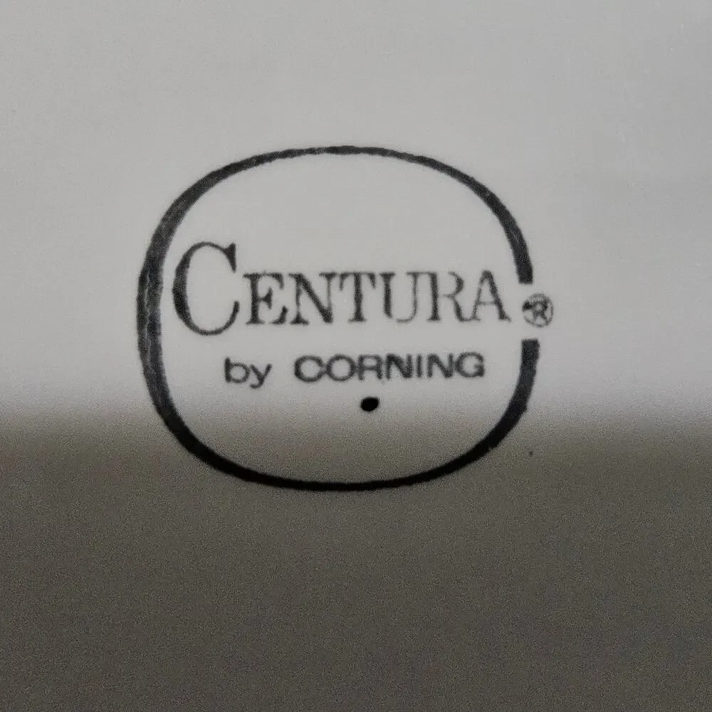 Corelle Centura Corning Dinner Plates Gray Scroll Set of 2